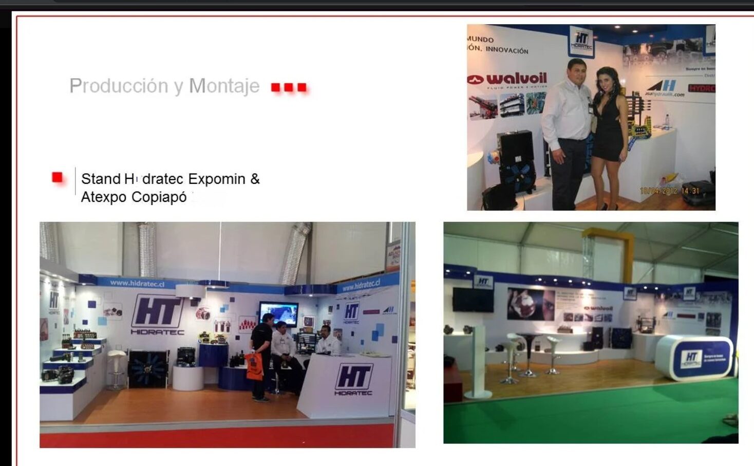 stand hidratec atexpo copiapo chile